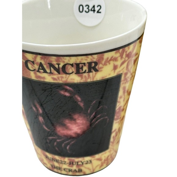 CANCER Tall Zodiac What's Your Sign Mug Large Coffee Cup Astrology Birthday Gift - Picture 6 of 7